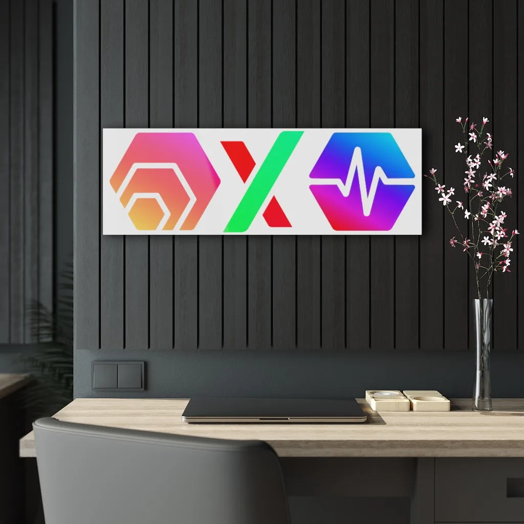 HEX-PulseX-PulseChain Acrylic Wall Art