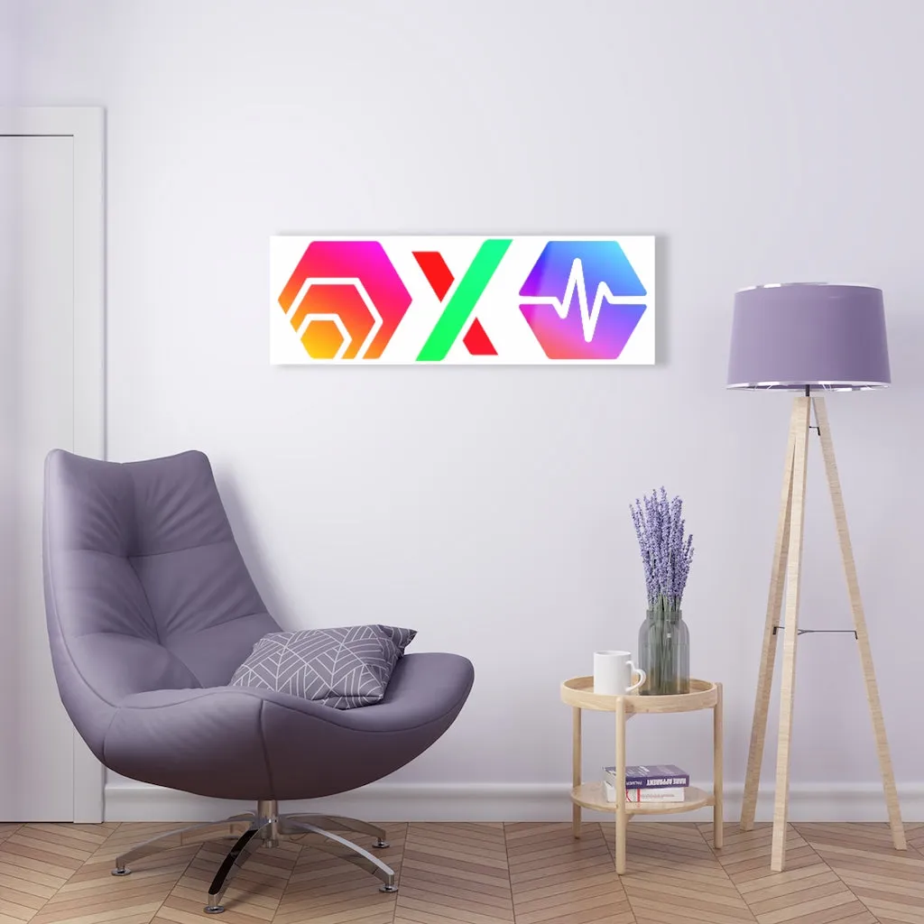 HEX-PulseX-PulseChain Acrylic Wall Art