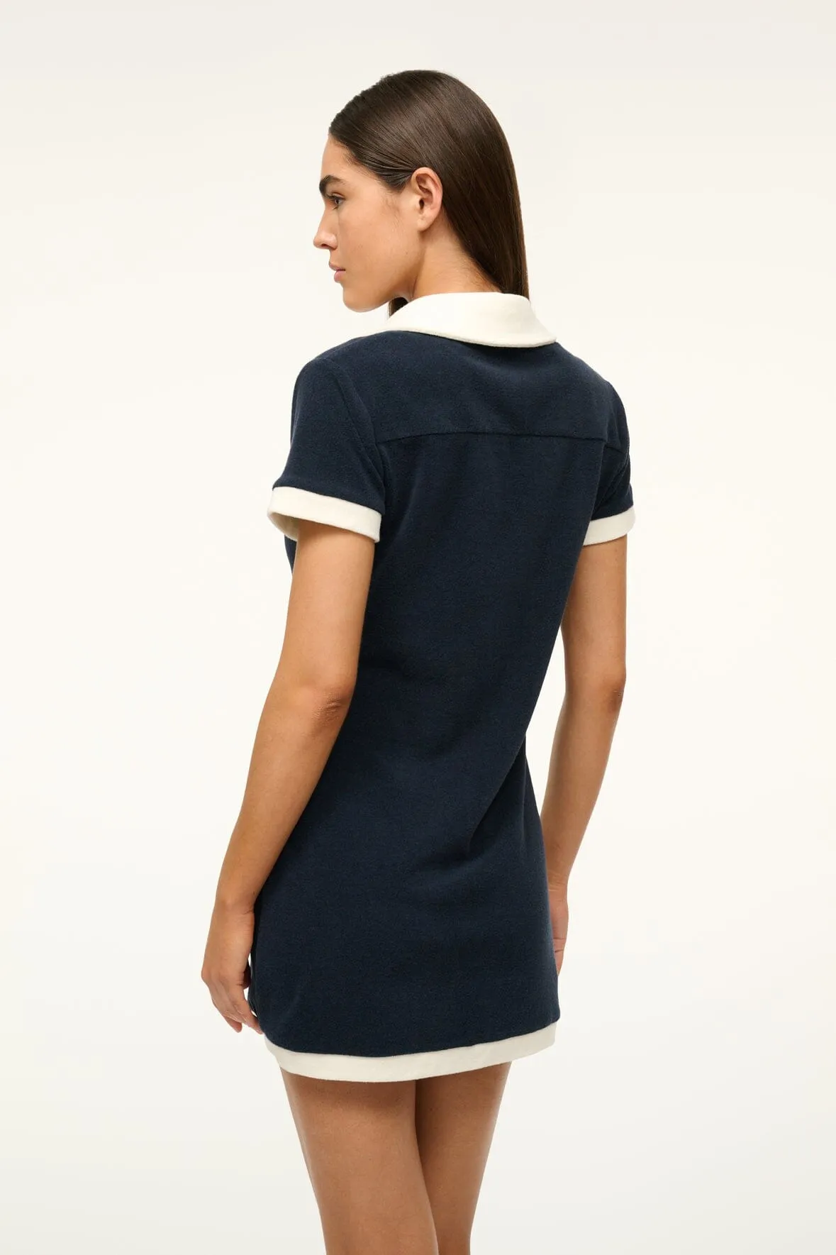 HOLTZ COVERUP DRESS | NAVY WHITE