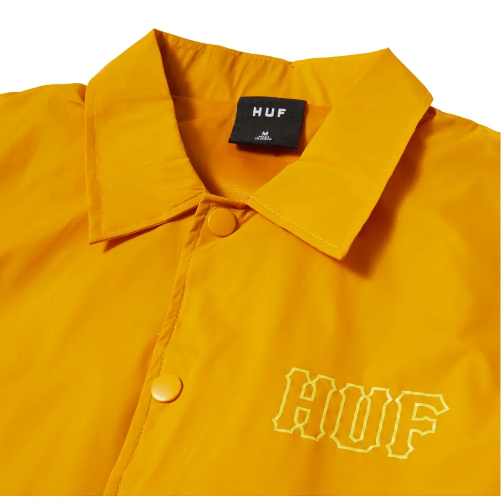 HUF HUF SET H COACHES JACKET-GOLD