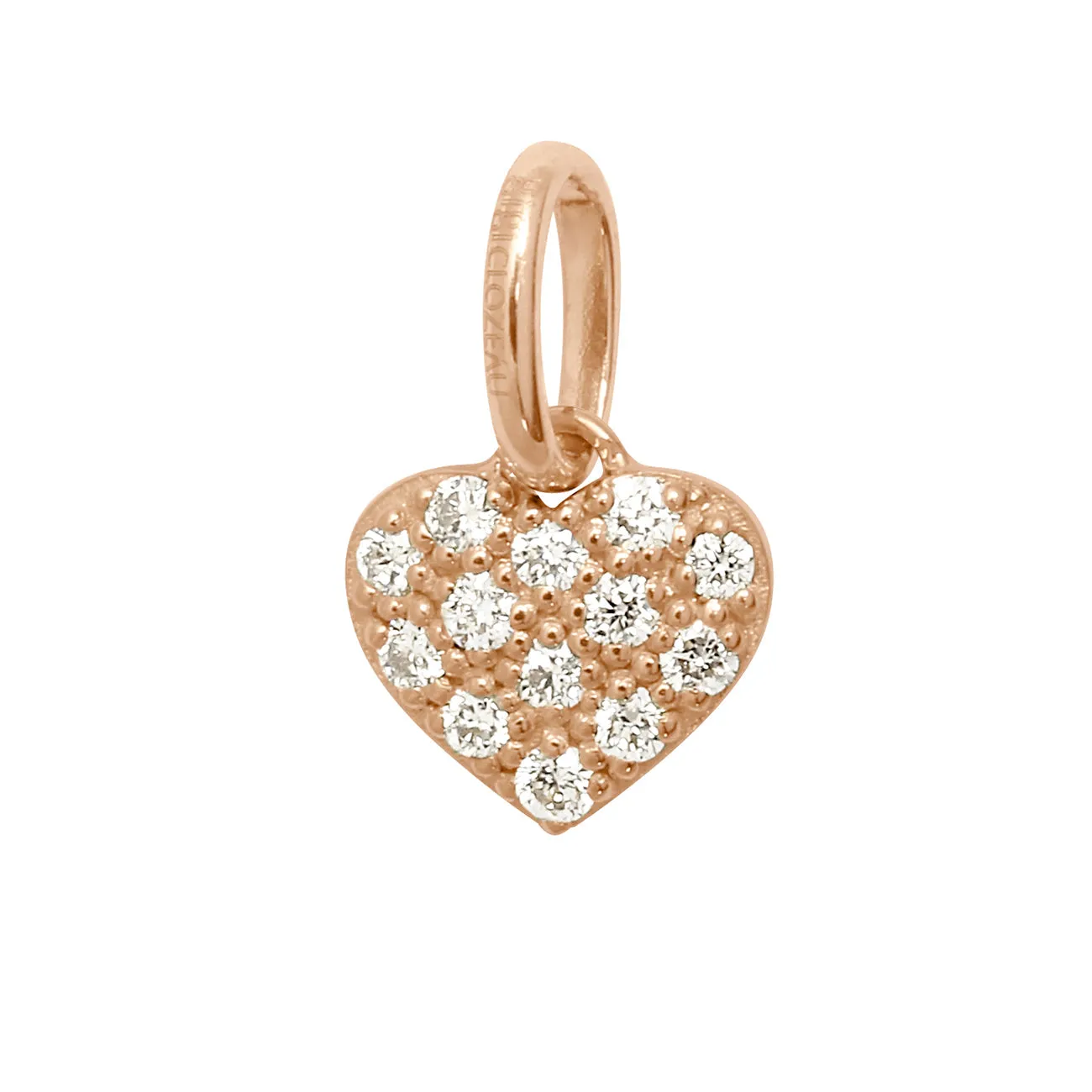 In Love diamond pendant, Rose Gold