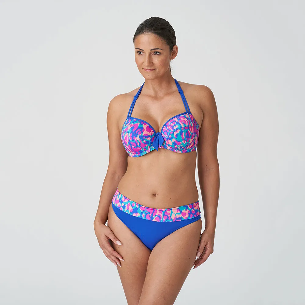 Karpen Electric Blue Padded Heartshape Bikini Top