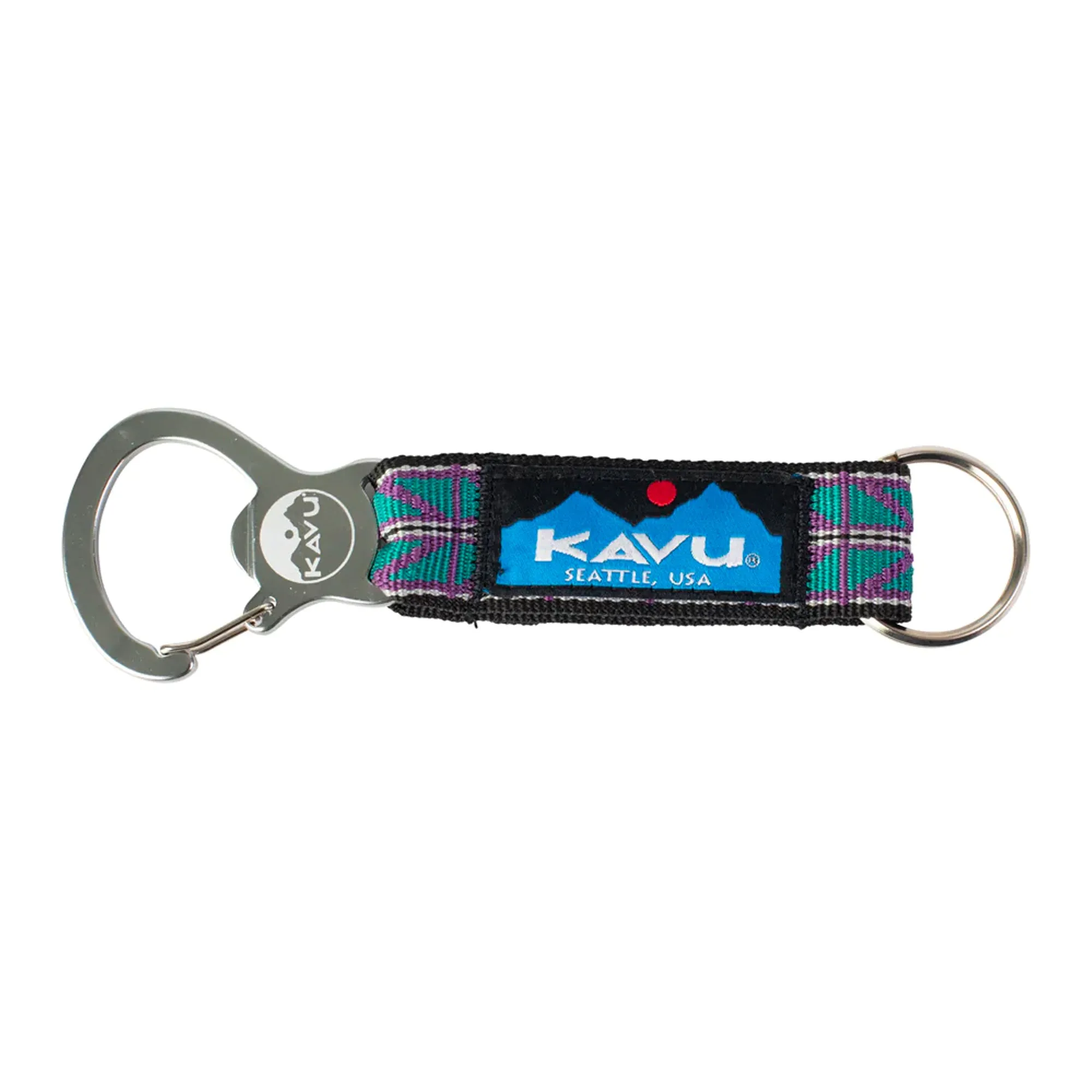 KAVU Crack It Open Bottle Opener & Keyring - Purple Arrow