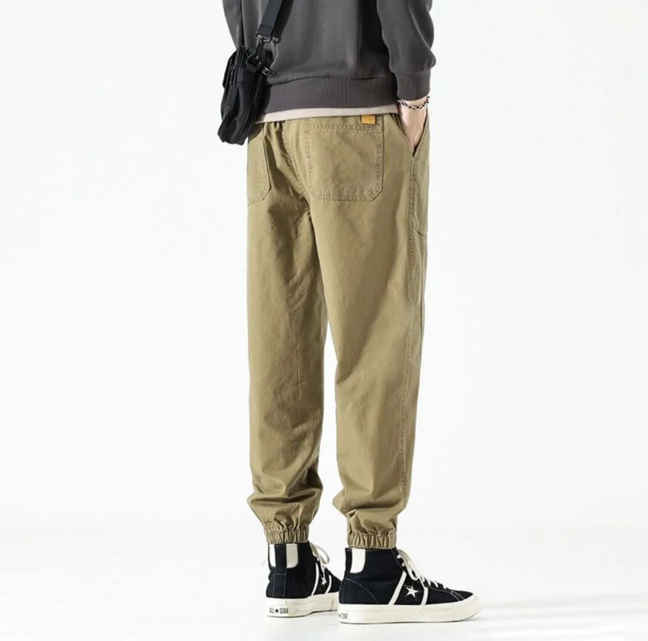 Khaki Cargo Pants 1393