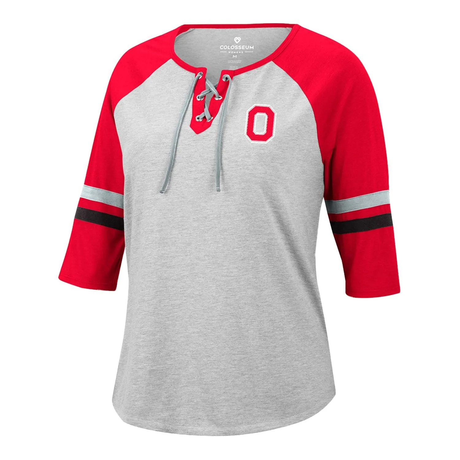 Ladies Ohio State Buckeyes Female Fight 3/4 Sleeve T-Shirt