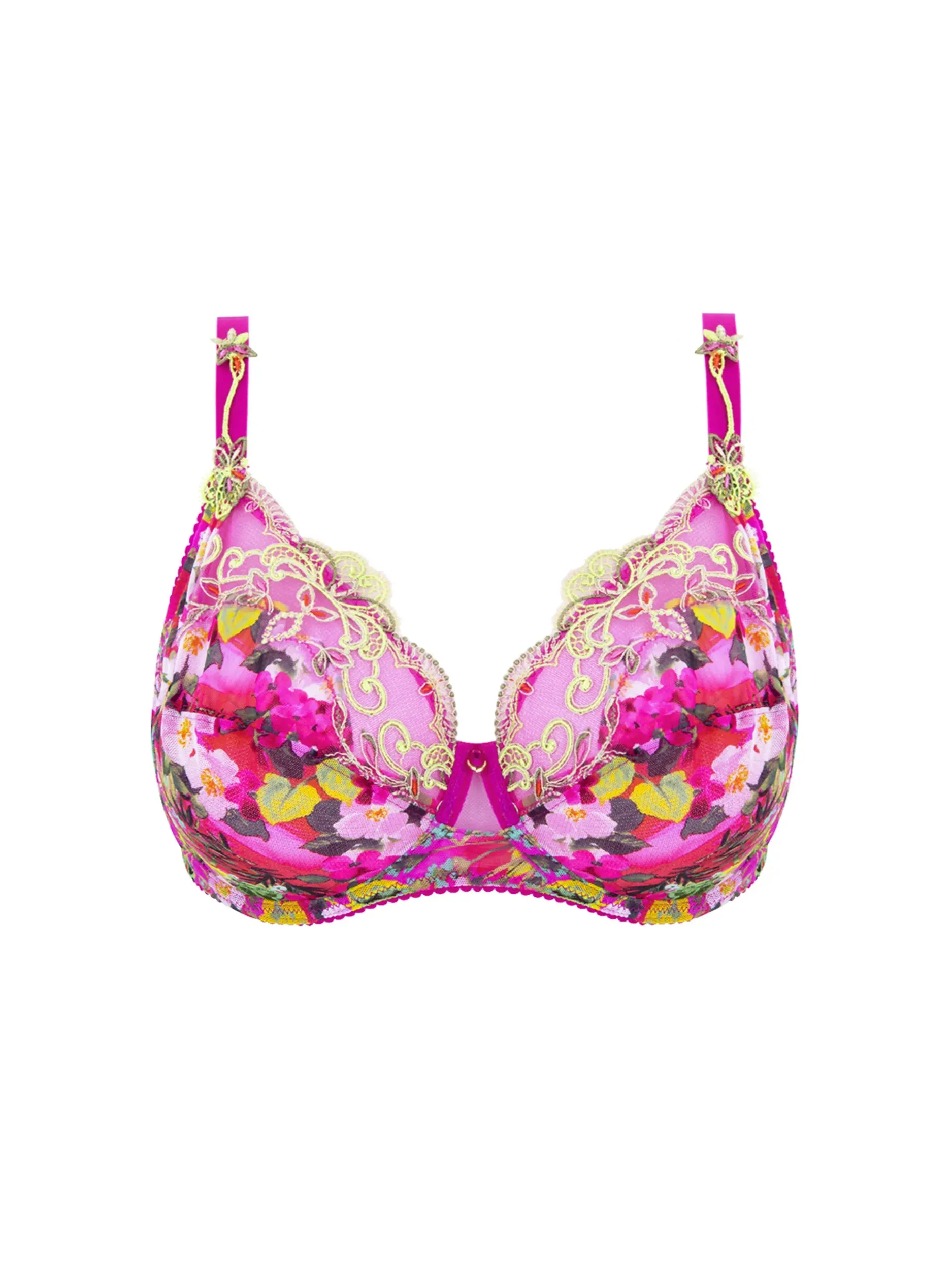 Lise Charmel-Flight of Flowers Full Cup Bra-Envolee Fuchsia