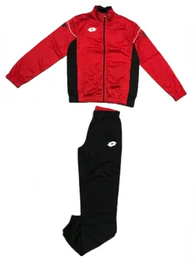 Lotto Boys' Tracksuit Suit stars EVO PL RIB JR S2970 flame-black