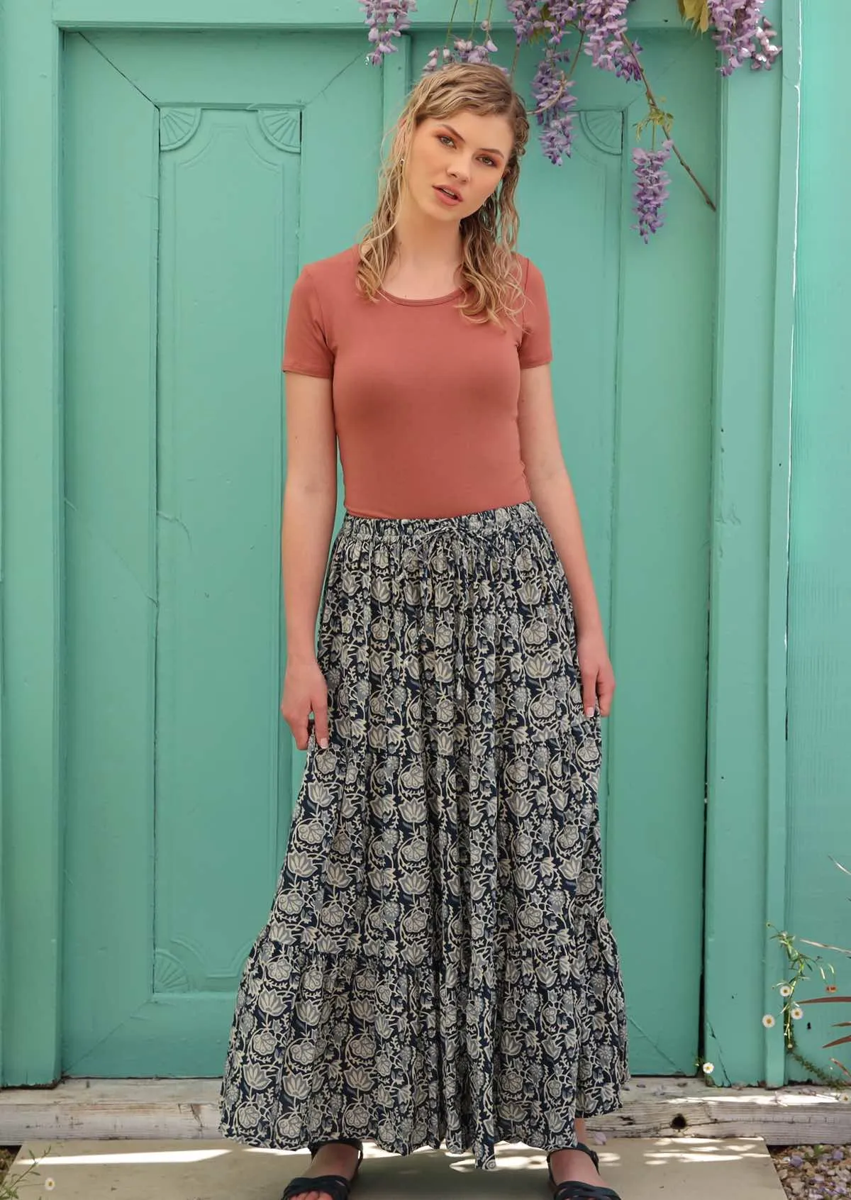 Maxi Skirt Indigo