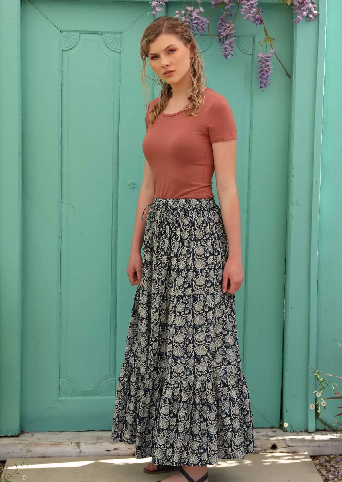 Maxi Skirt Indigo