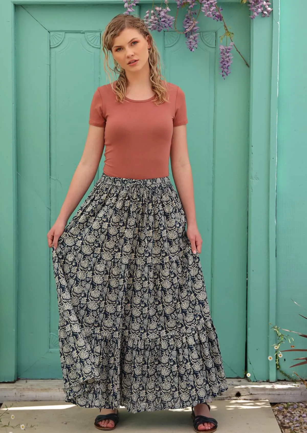 Maxi Skirt Indigo