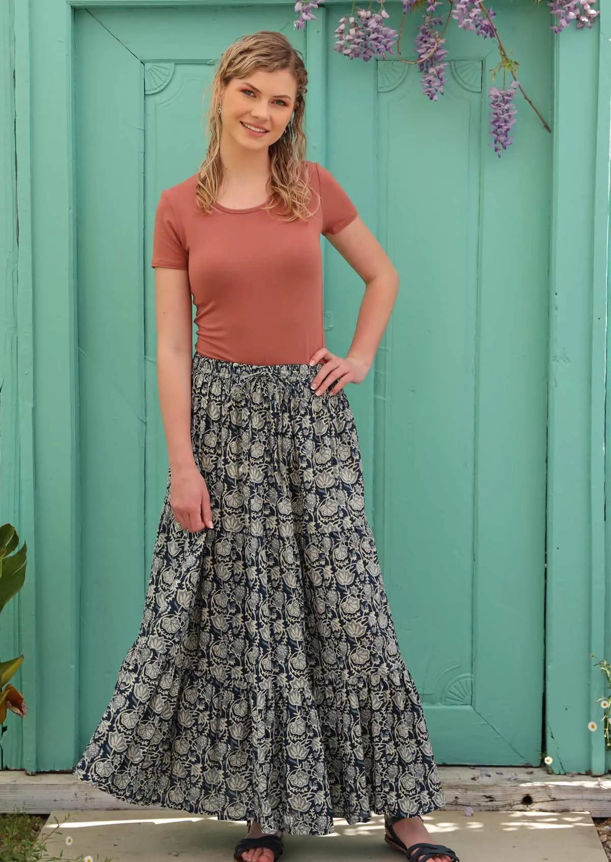 Maxi Skirt Indigo