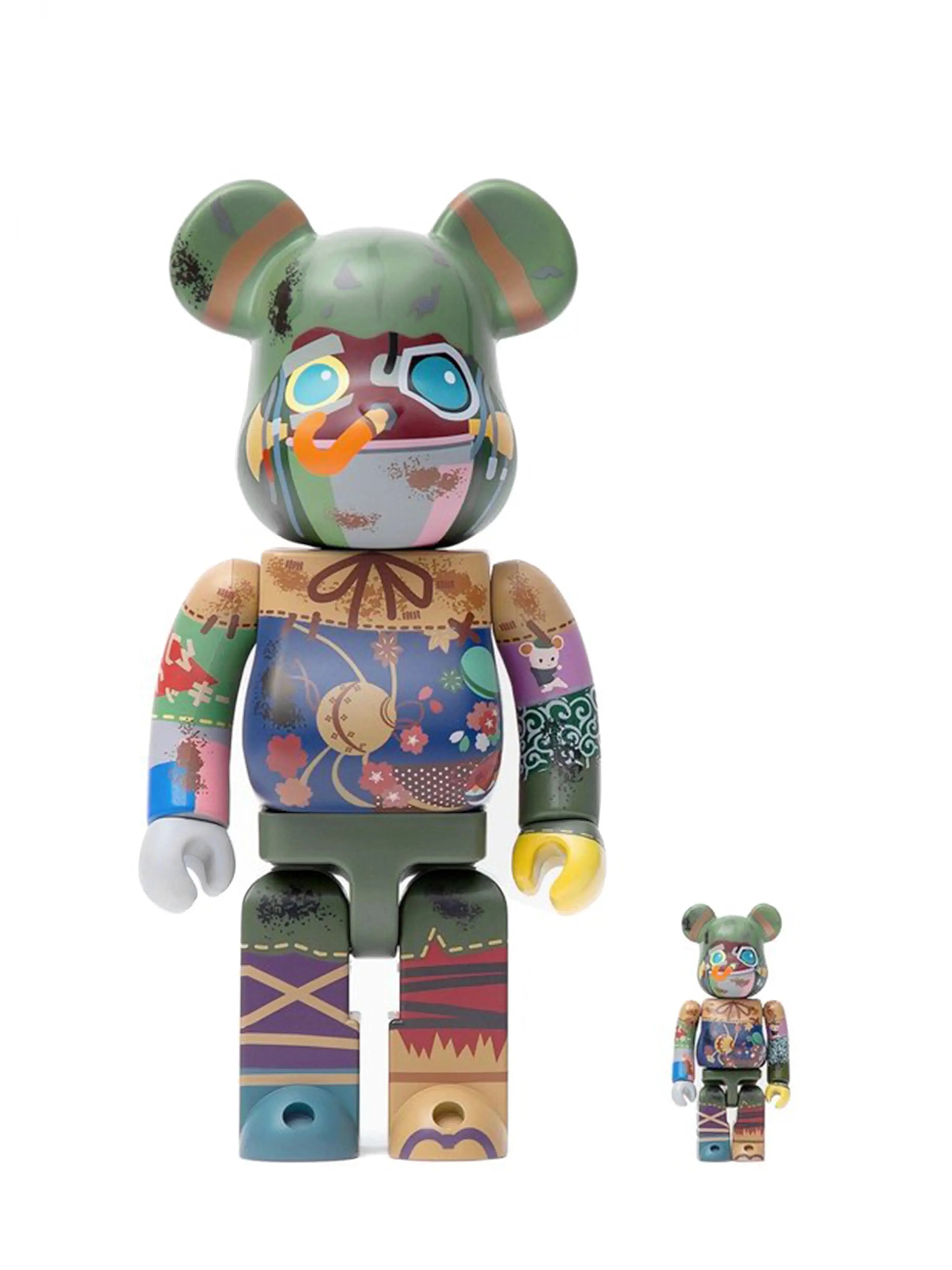 Medicom Toy Be@rbrick Poupelle of Chimney Town 100% & 400% Set Multi