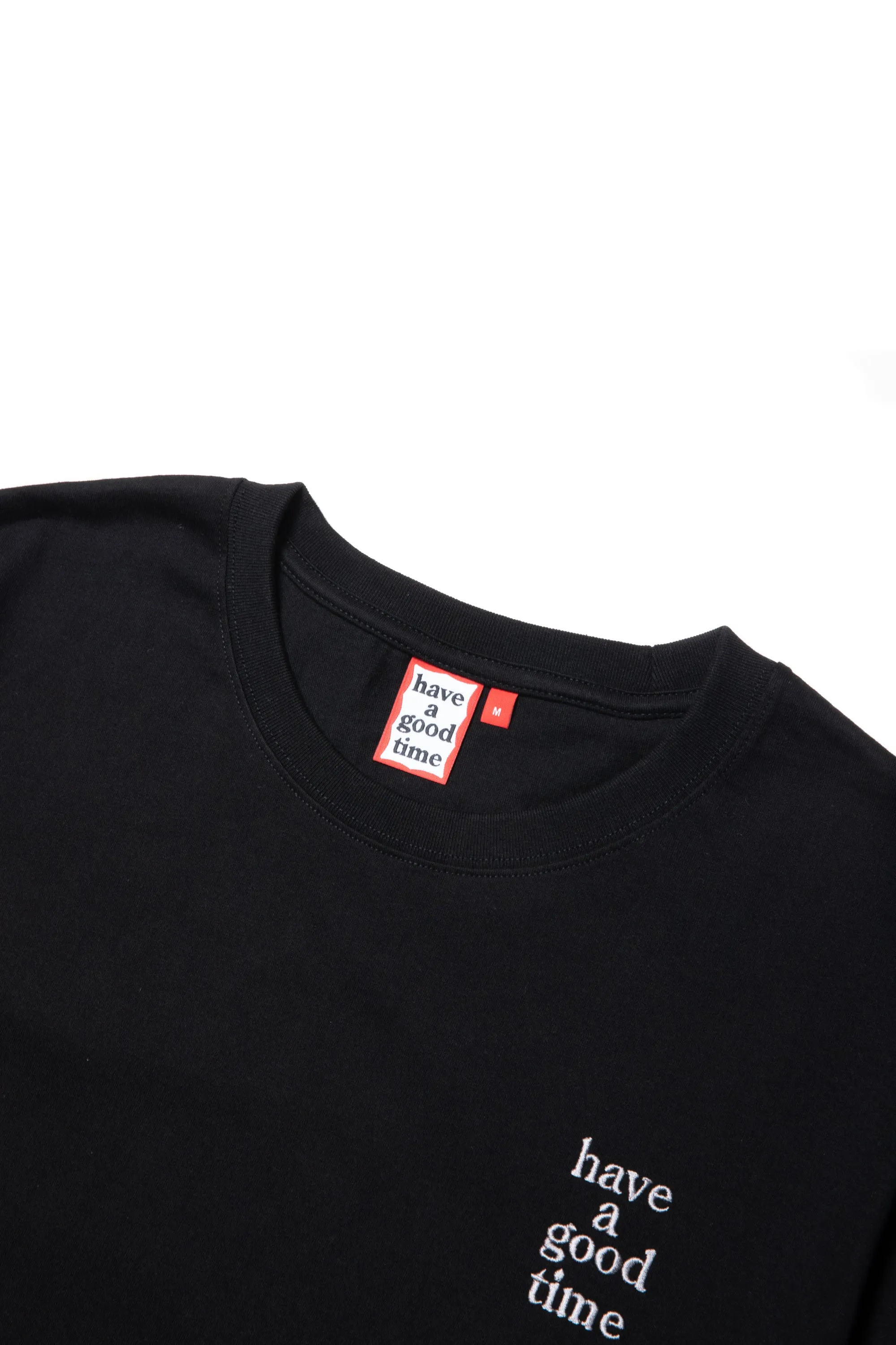 MINI LOGO EMBROIDERED S/S TEE BLACK/WHITE