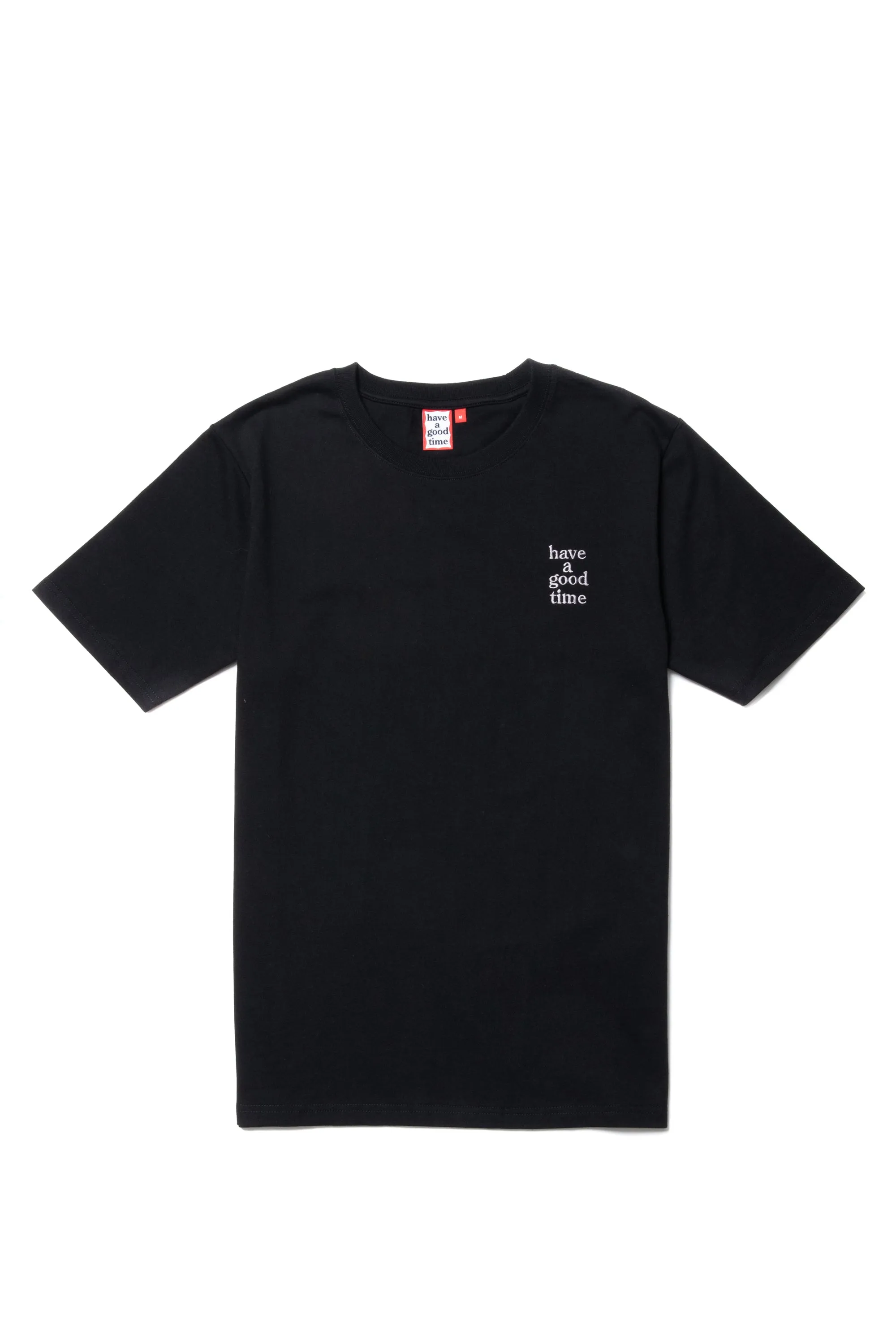 MINI LOGO EMBROIDERED S/S TEE BLACK/WHITE