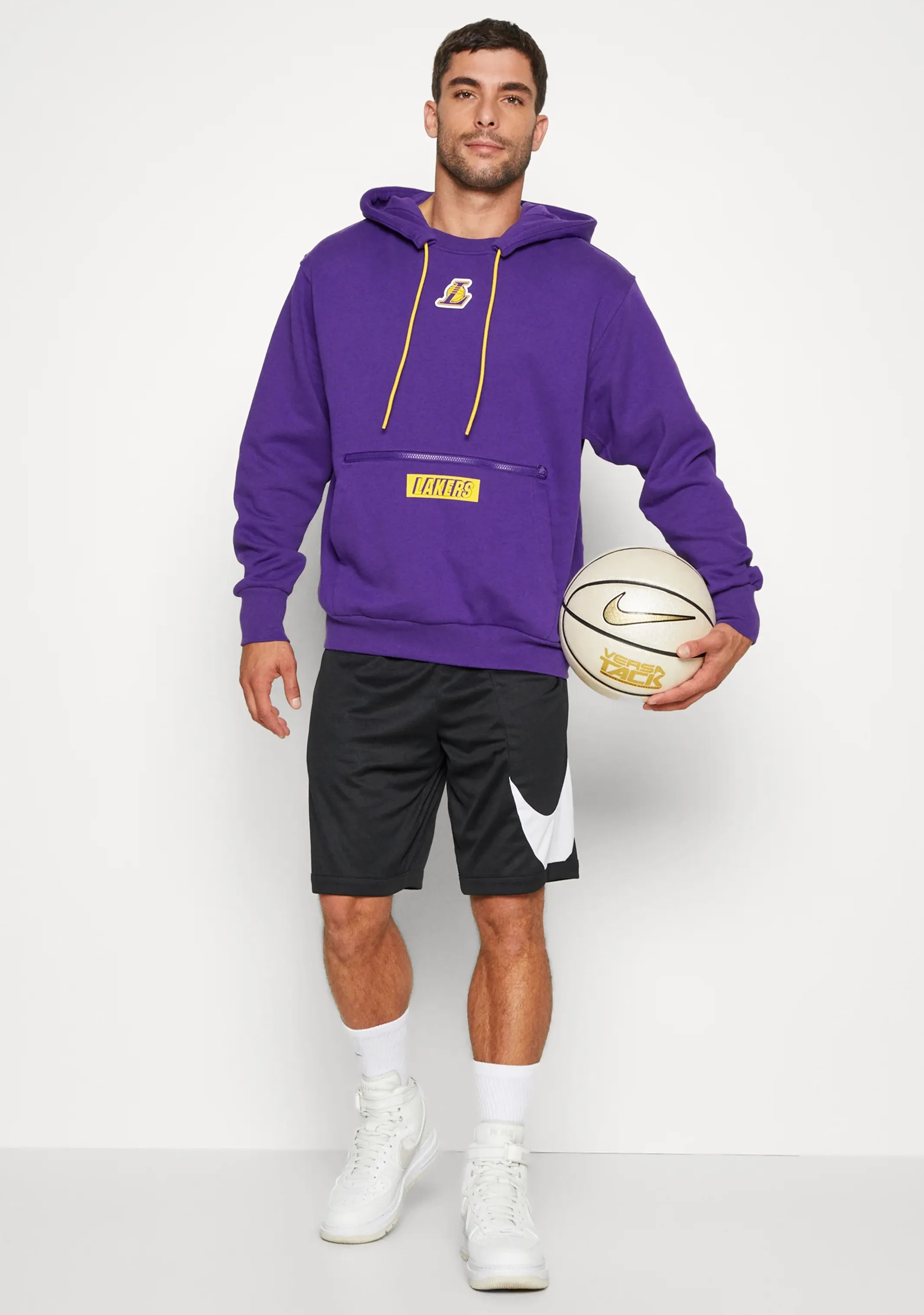 Nike Mens LA Lakers Court-side NBA Fleece Hoodie <br> DN4706 504