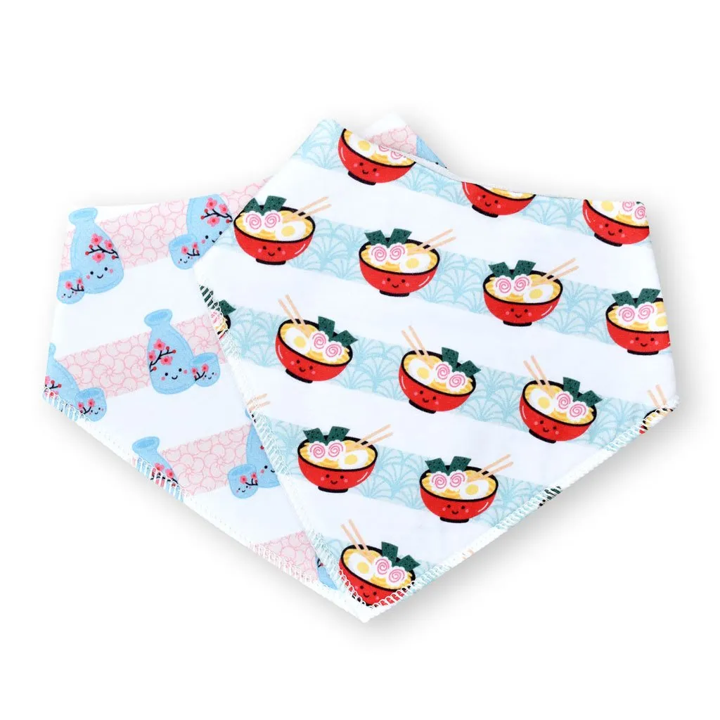 Organic Bandana Bib Set