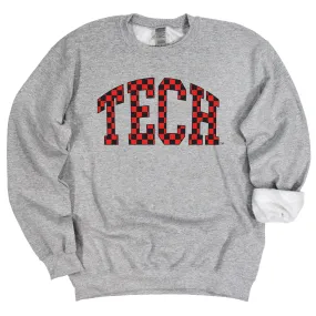 Press Box Crewneck Fleece in Texas Tech University