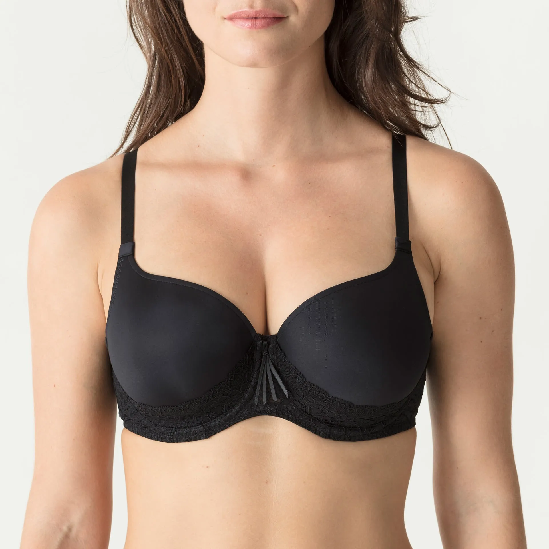 Prima Donna Twist Padded Bra Heart Shape-I Do-Black , Silky Tan