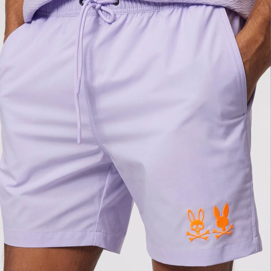 Psycho Bunny Kingwood Hydrochromic Swim Trunk (Lavender) B6W945Y1PO