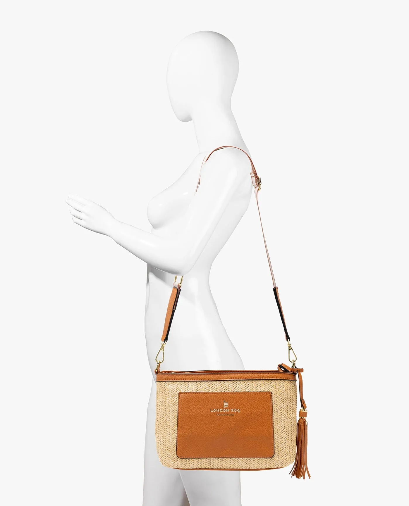 SHEILA STRAW CROSSBODY