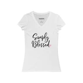 Simply Blessed V-Neck Tee