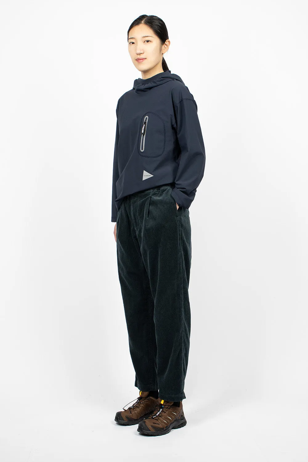 Tapered Corduroy Trouser Blue Green