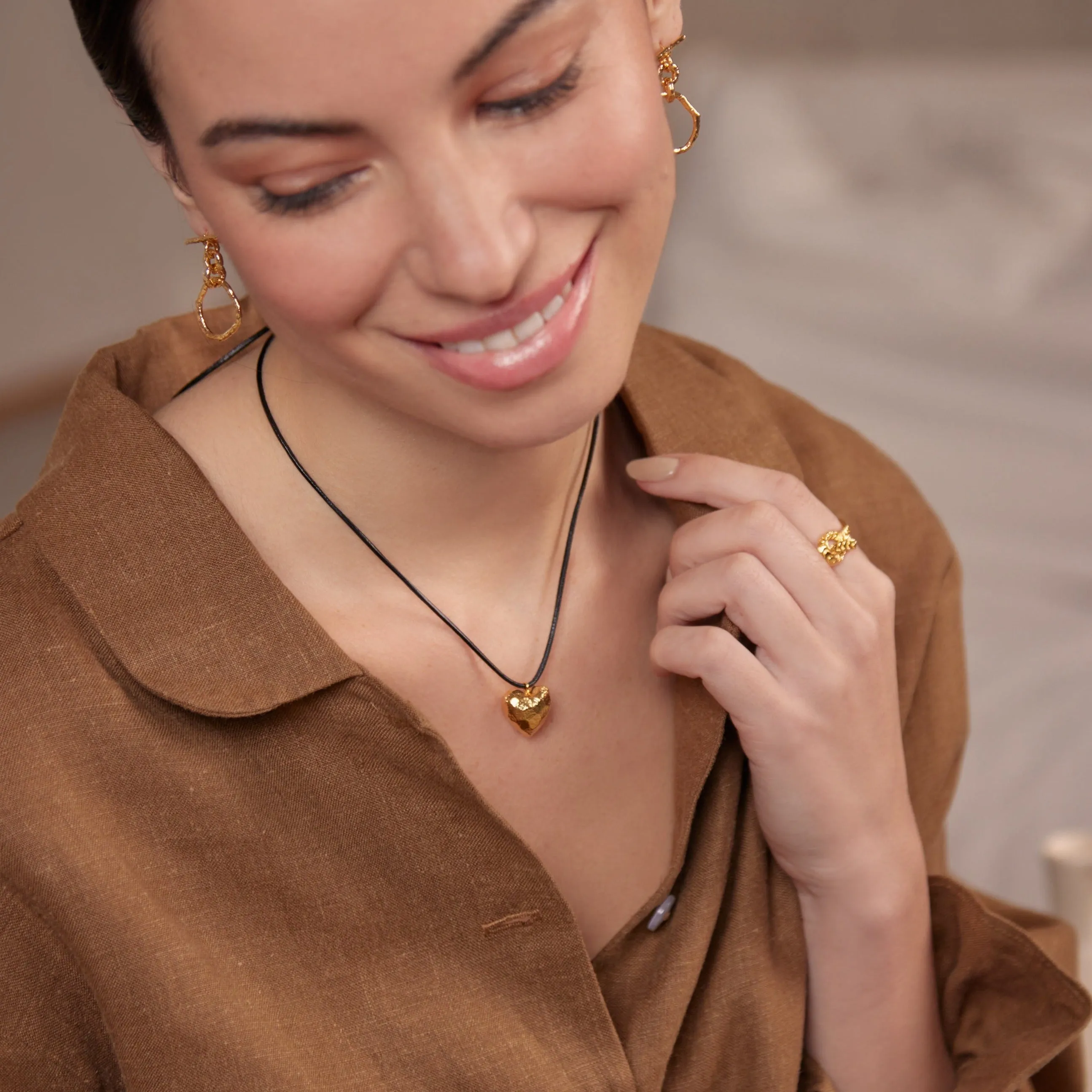 Textured Knot Ring