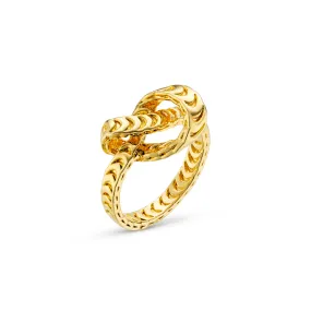 Textured Knot Ring