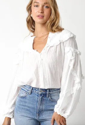 The Adelaide Ruffle Detail Blouse