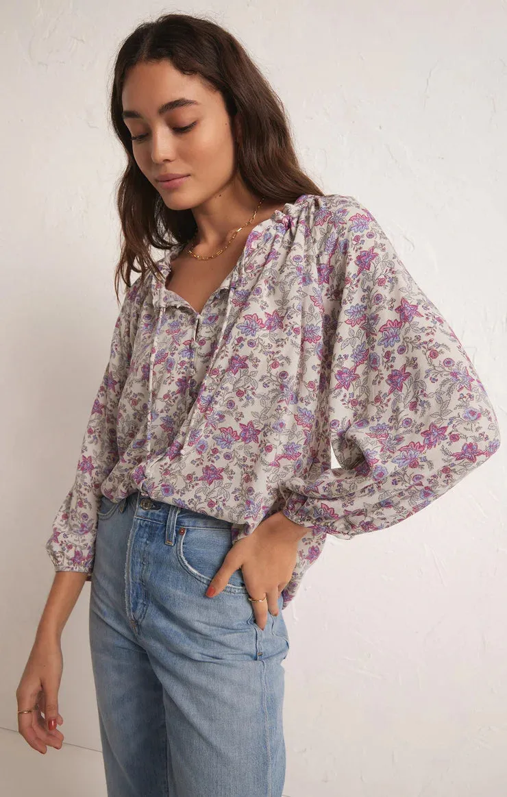 The Athena Floral Top