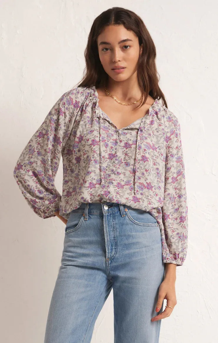 The Athena Floral Top