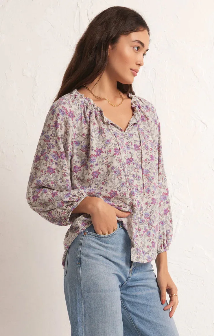 The Athena Floral Top