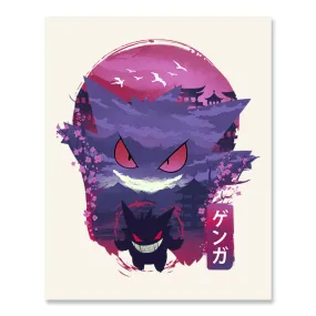 Ukiyo-e Gengar Print