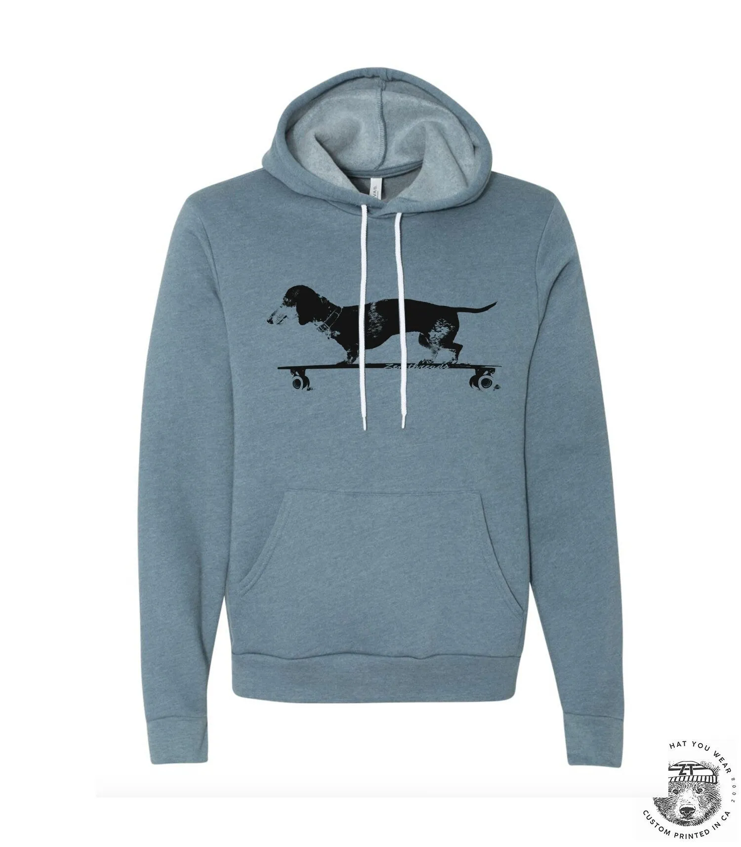 Unisex Longboard DACHSHUND Doxie Weiner Dog Fleece Pullover Hoody Sweatshirt (  Color Options)