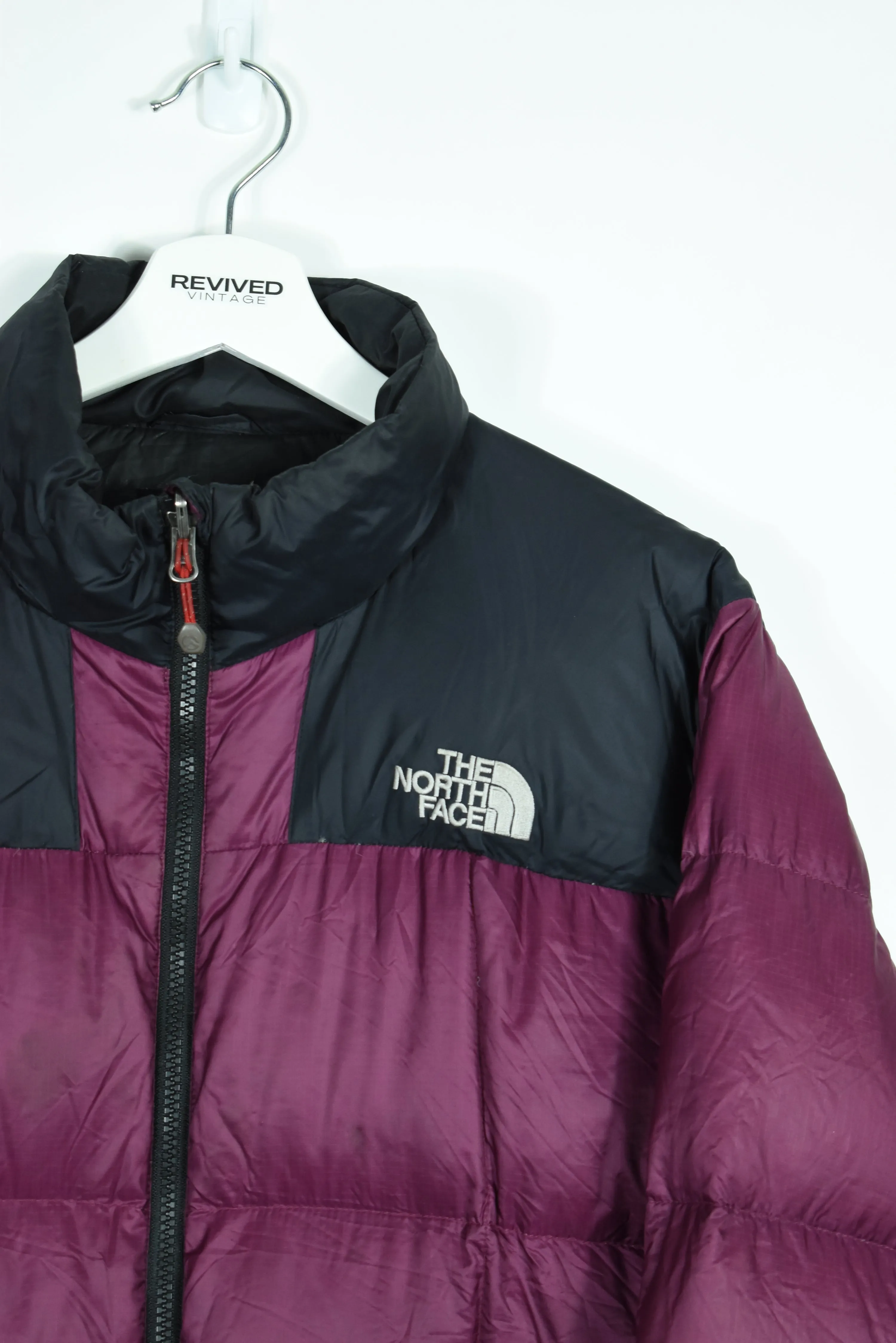 Vintage North Face Magenta Puffer 800 Sumit Series LARGE