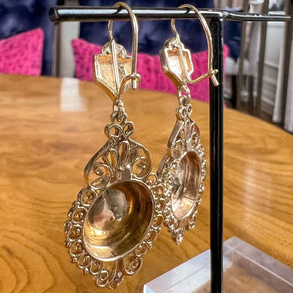 Vintage Victorian Style Drop Earrings