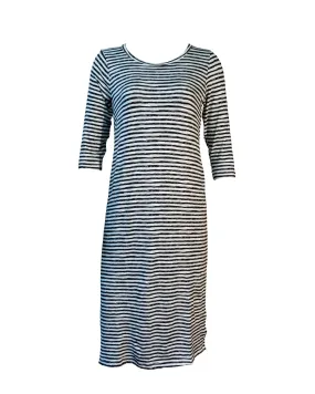 VISCOSE QUARTER SLEEVE DRESS