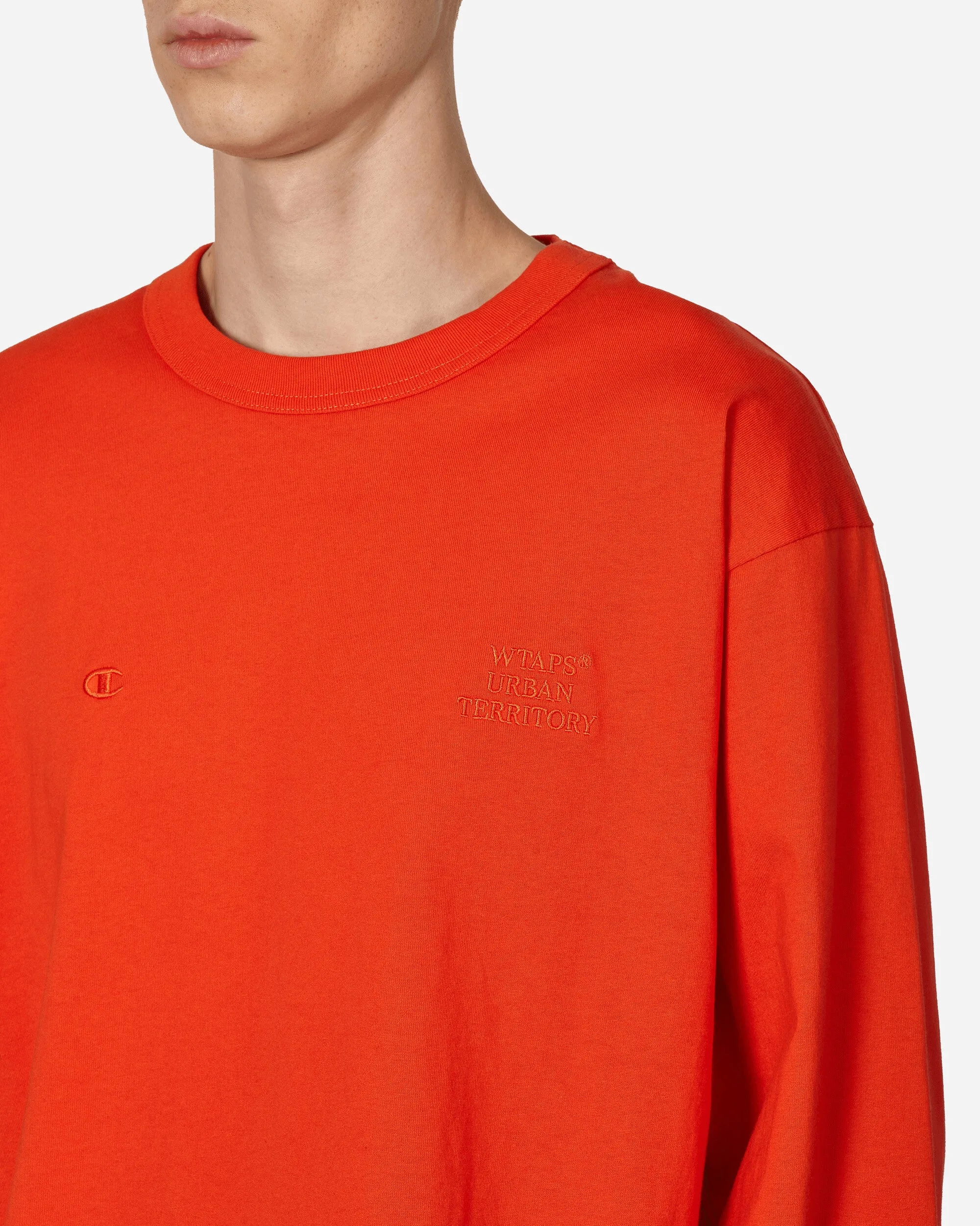 WTAPS Academy Longsleeve T-Shirt Orange