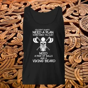 You Don't Always Need A Plan Black Tank Top